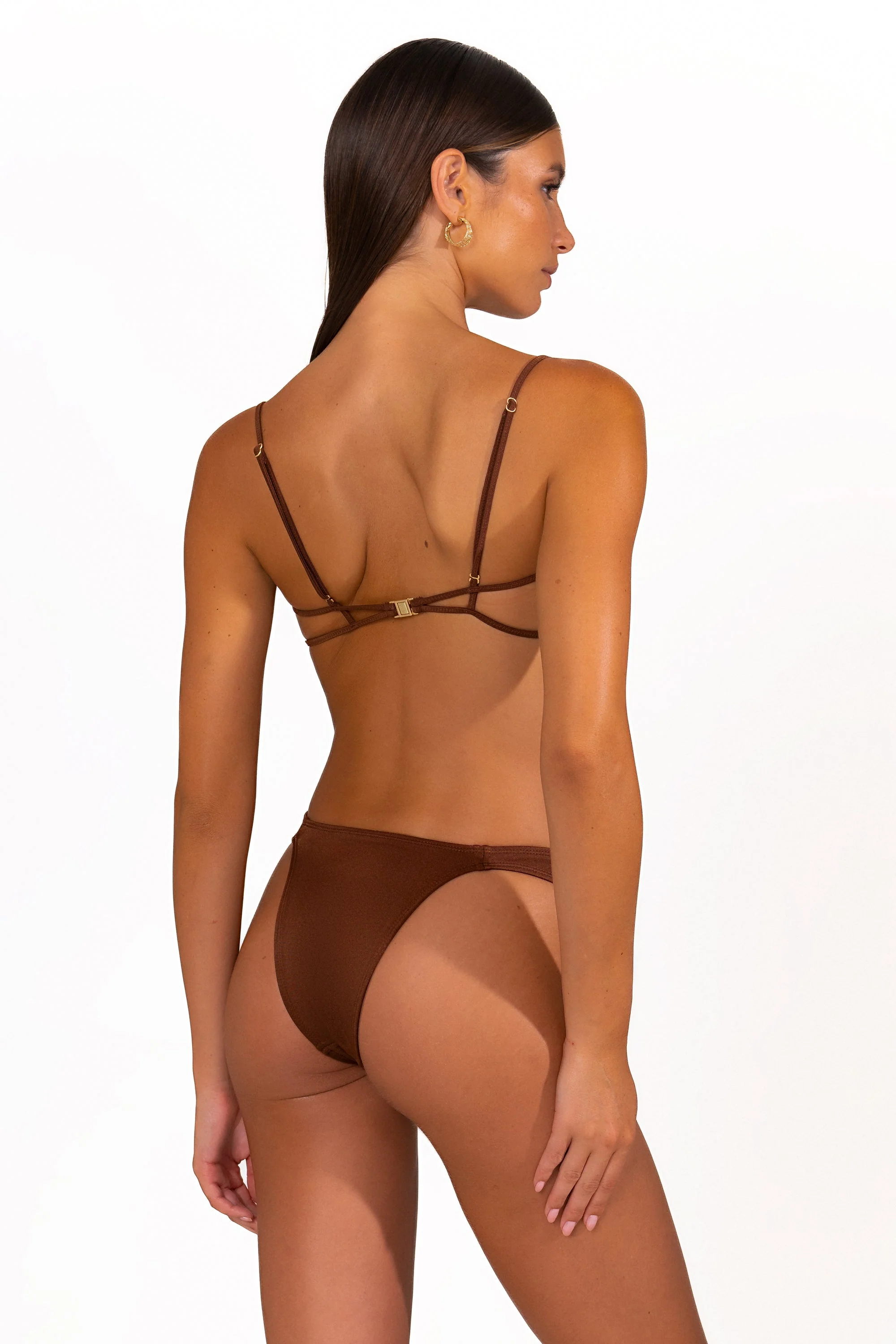 ANA Chocolate Fondant - Bralette Bikini Top - Image 3