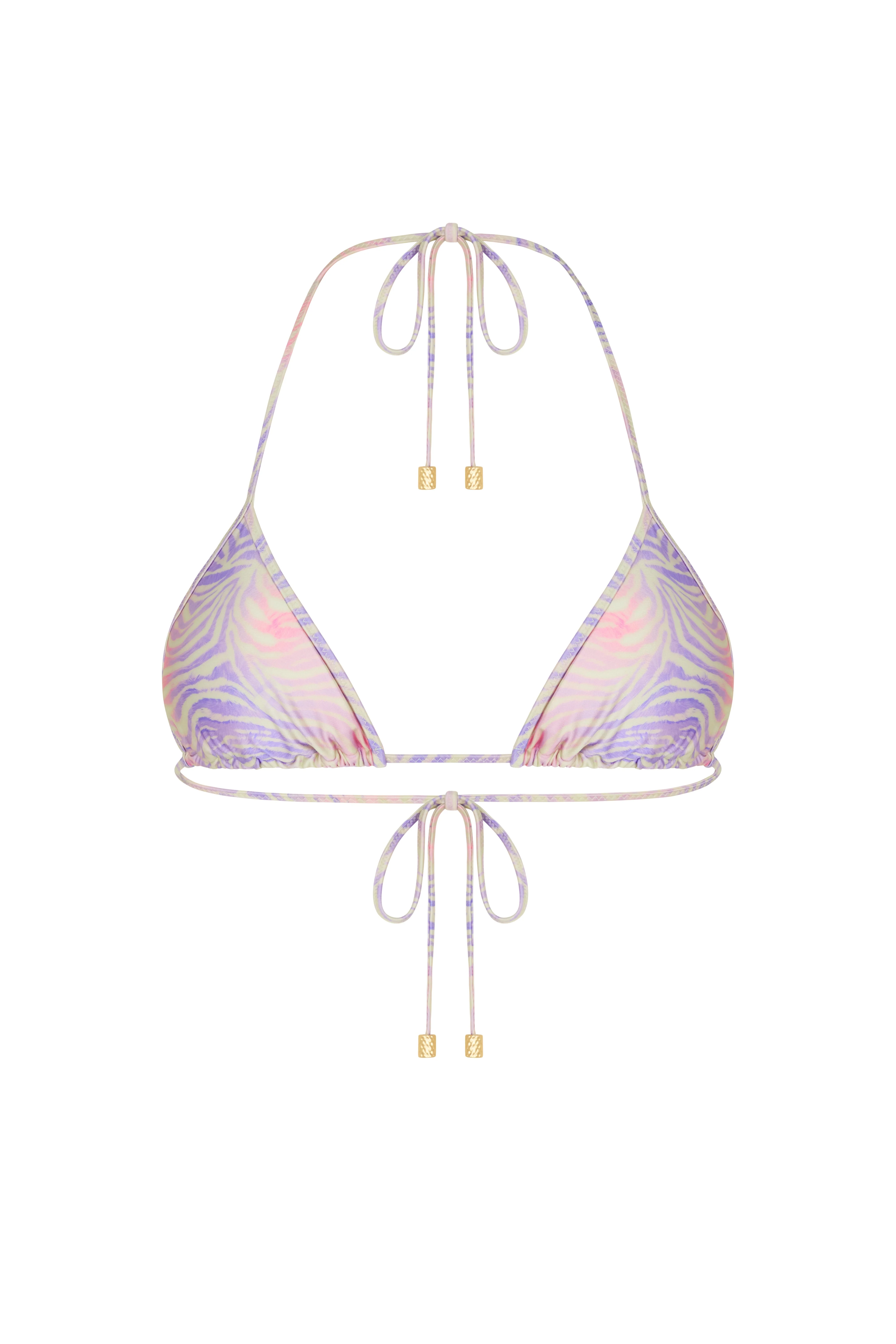 LOTTA Zebra Haze - Triangle Bikini Top - Image 6