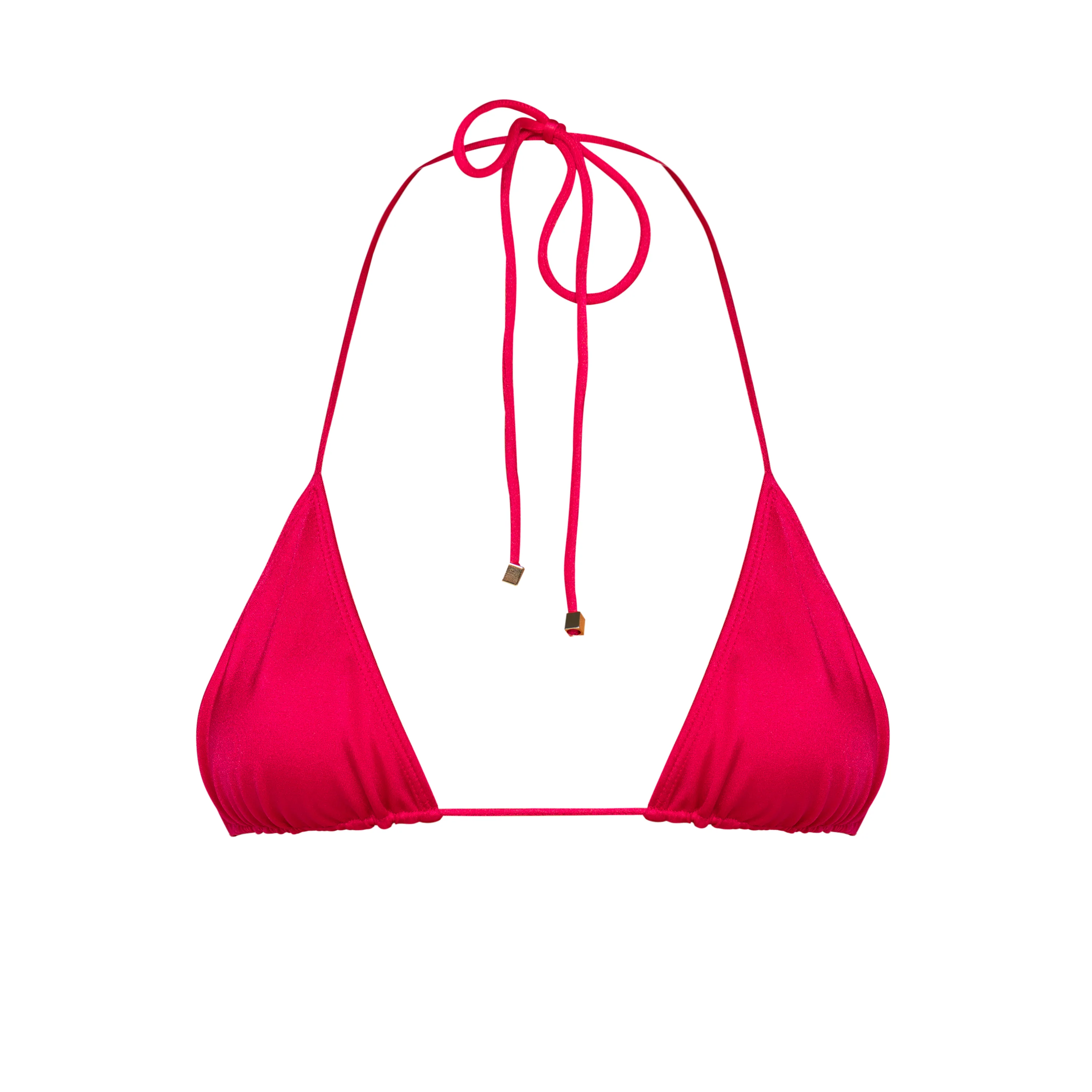 STELLA Magenta - Mini Triangle Bikini Top - Image 4